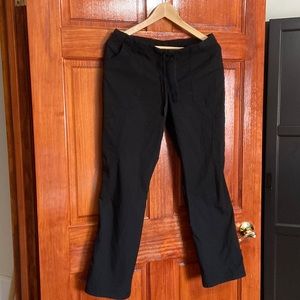 Black scrub pants